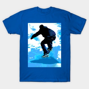 Cloud Rider - Skateboarder T-Shirt